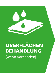 Oberflächenbeahndlung